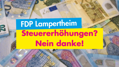 Steuererhöhungen? Nein danke!