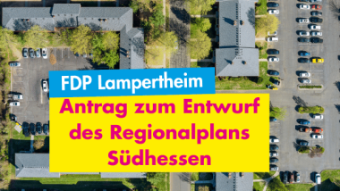 Antrag zum Entwurf des Regionalplans Südhessen